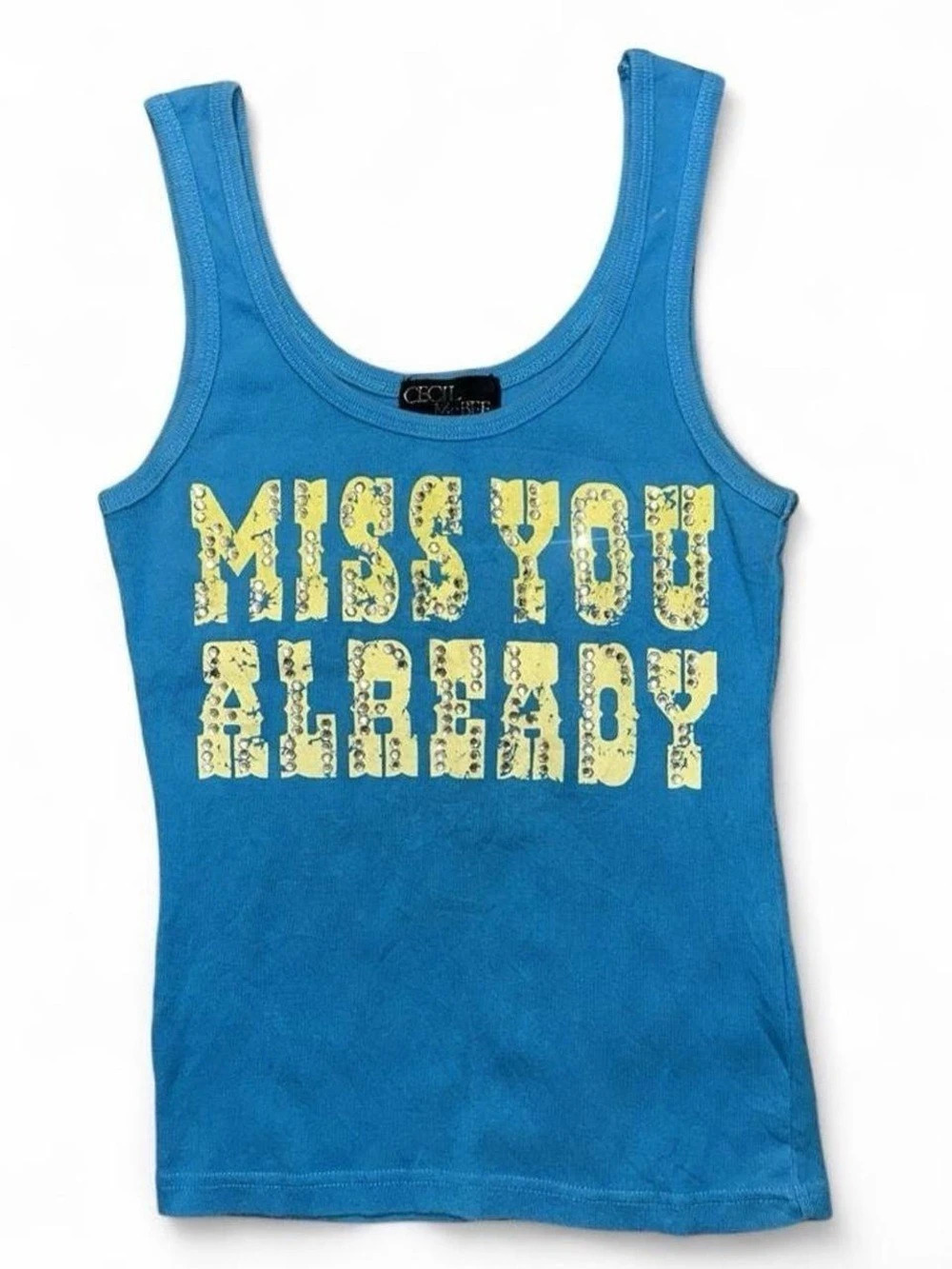 vintage Cecil McBee graphic tank top